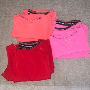 :Lot of 3: Heart soul scrub sets L-Top/L-Bottom